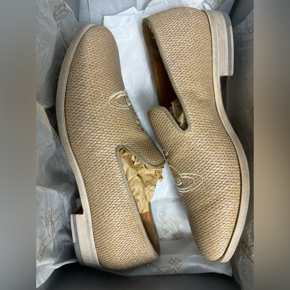 Vivienne Westwood Linen Loafer size 40IT/6US